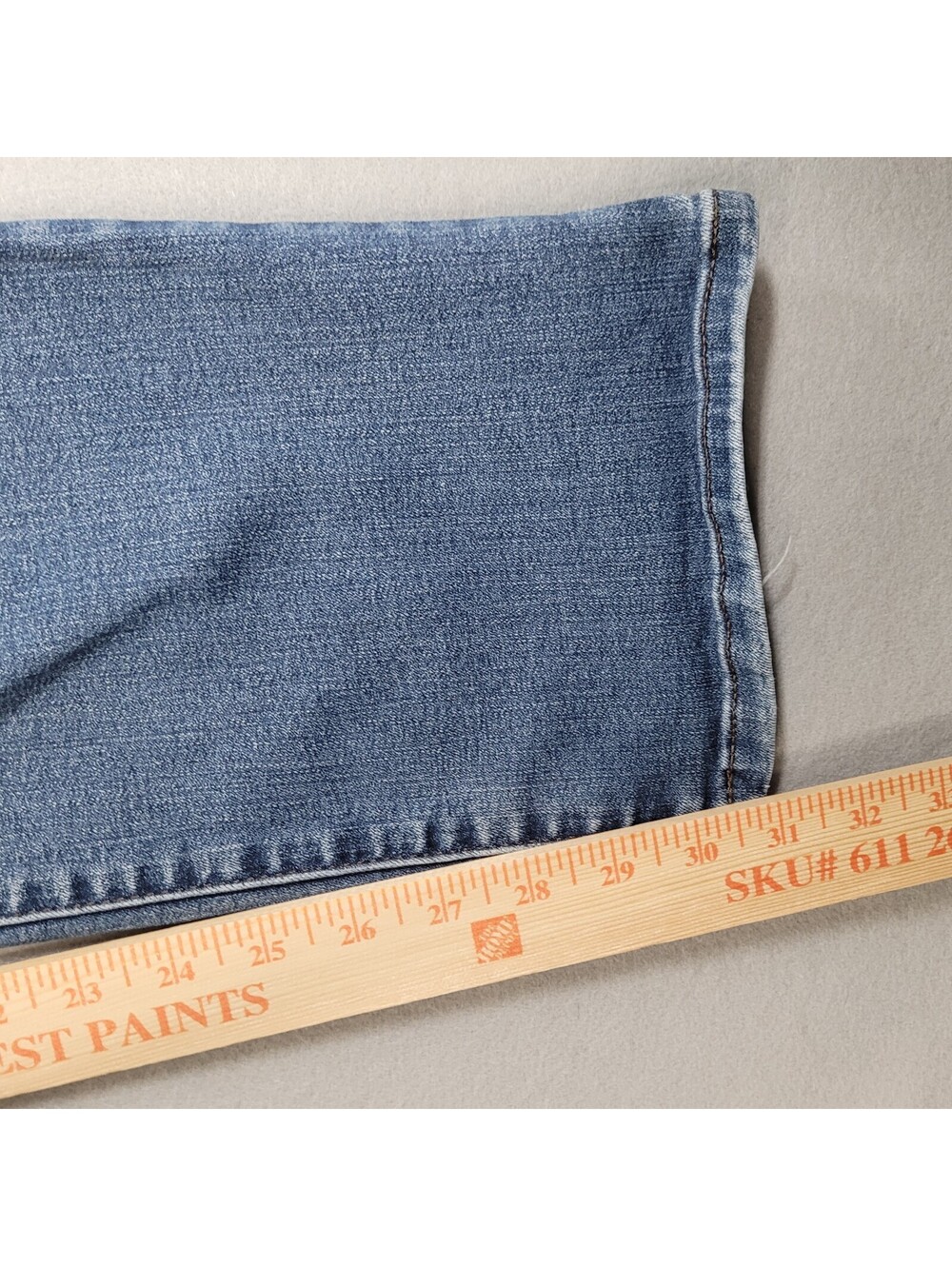 Lee Regular Fit Straight Leg Mid Rise Jeans Flex Motion Blue Denim Womens - Picture 6 of 8